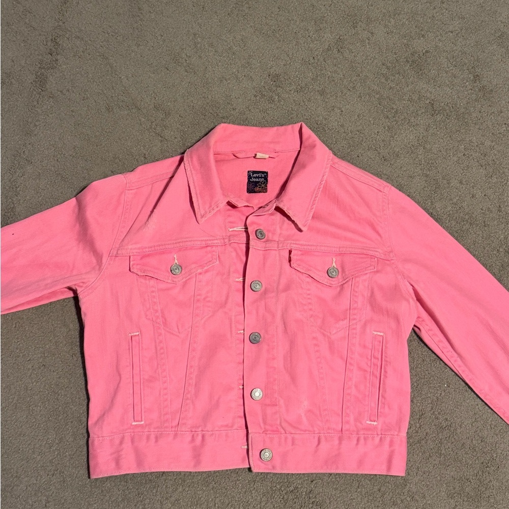 Pink Denim Jacket